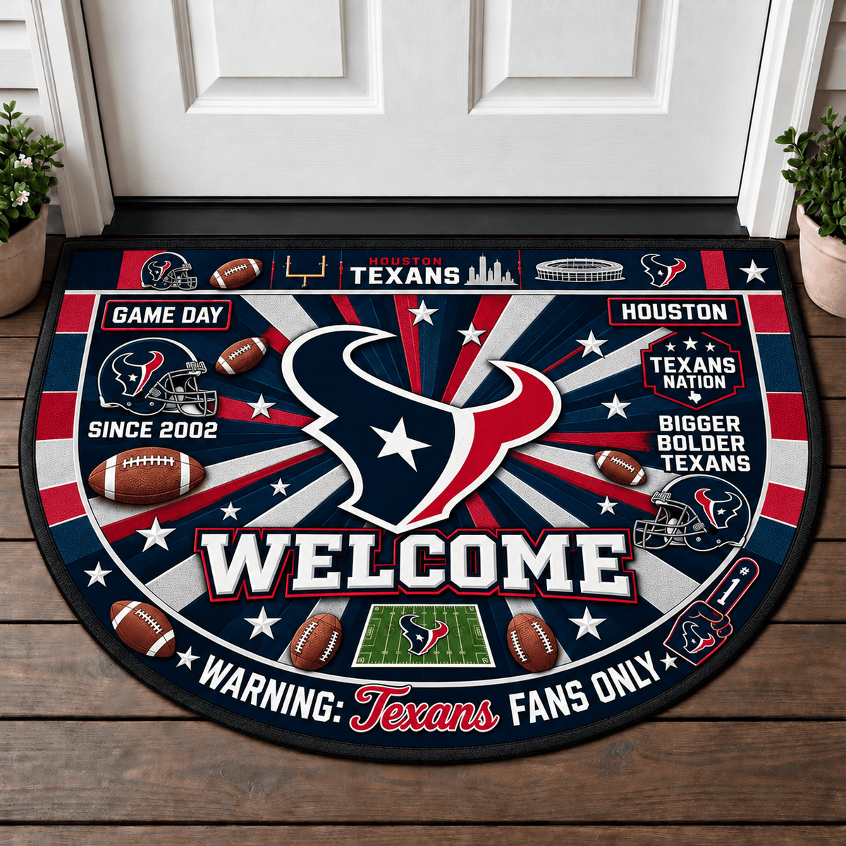 Houston Texans NFL Doormat Gift For Fan - Limited Edition