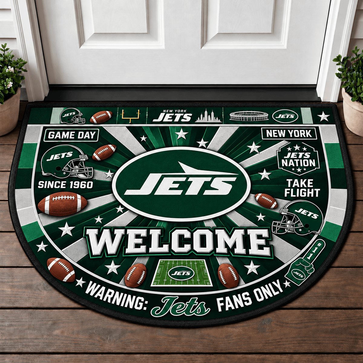 New York Jets NFL Doormat Gift For Fan - Limited Edition