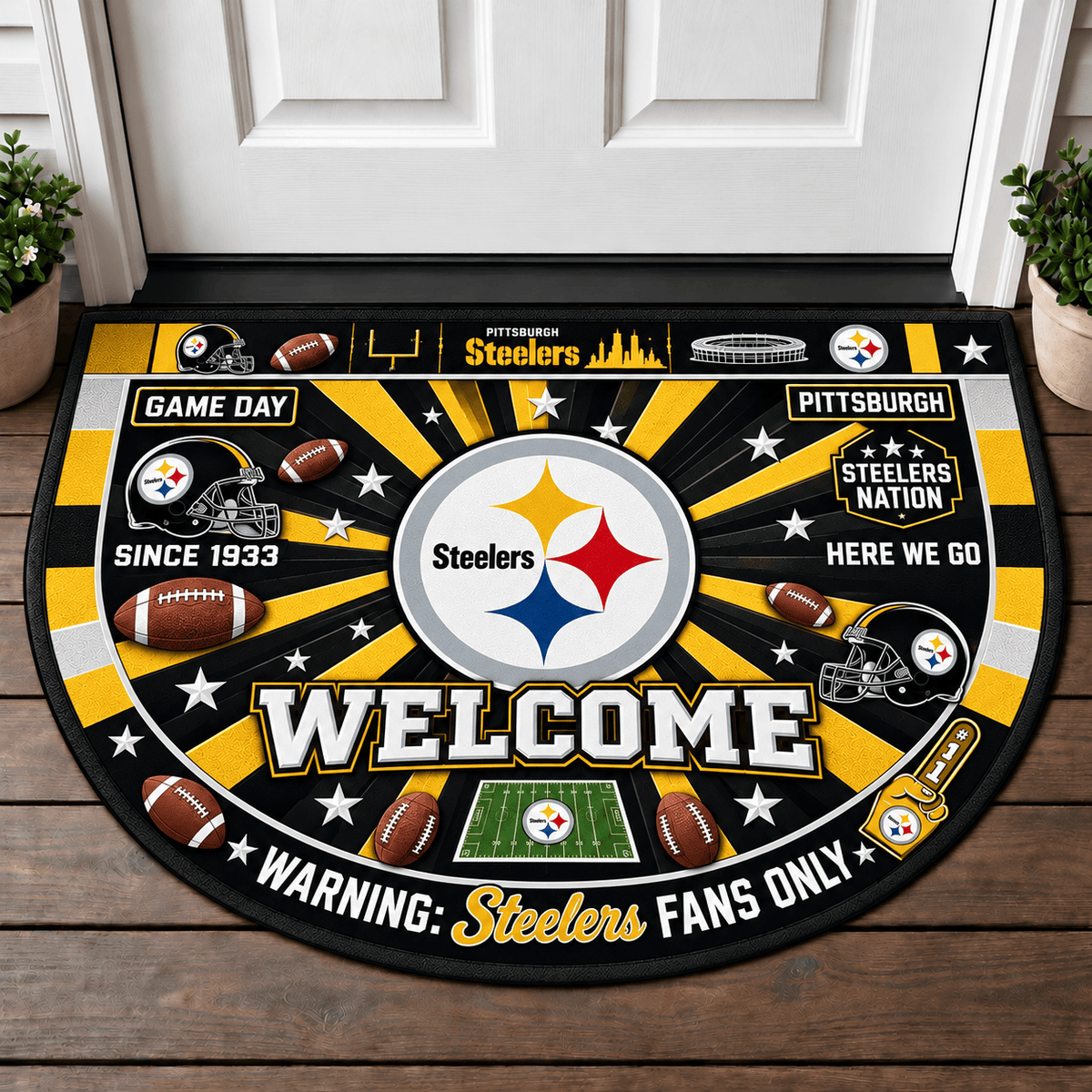 Pittsburgh Steelers NFL Doormat Gift For Fan - Limited Edition