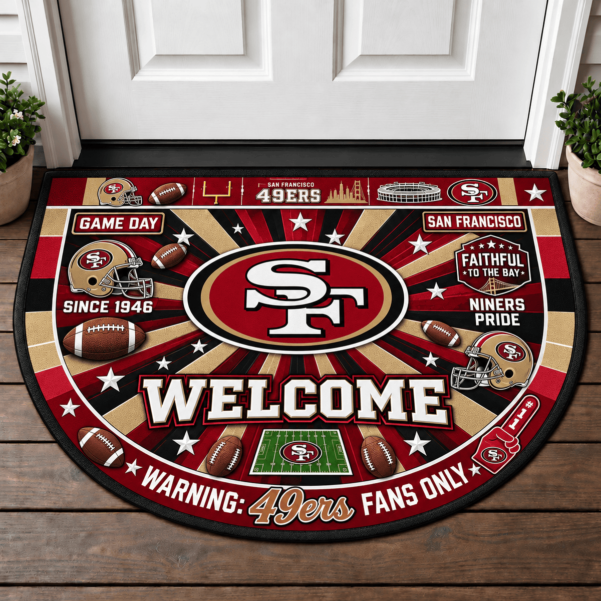 San Francisco 49ers NFL Doormat Gift For Fan - Limited Edition