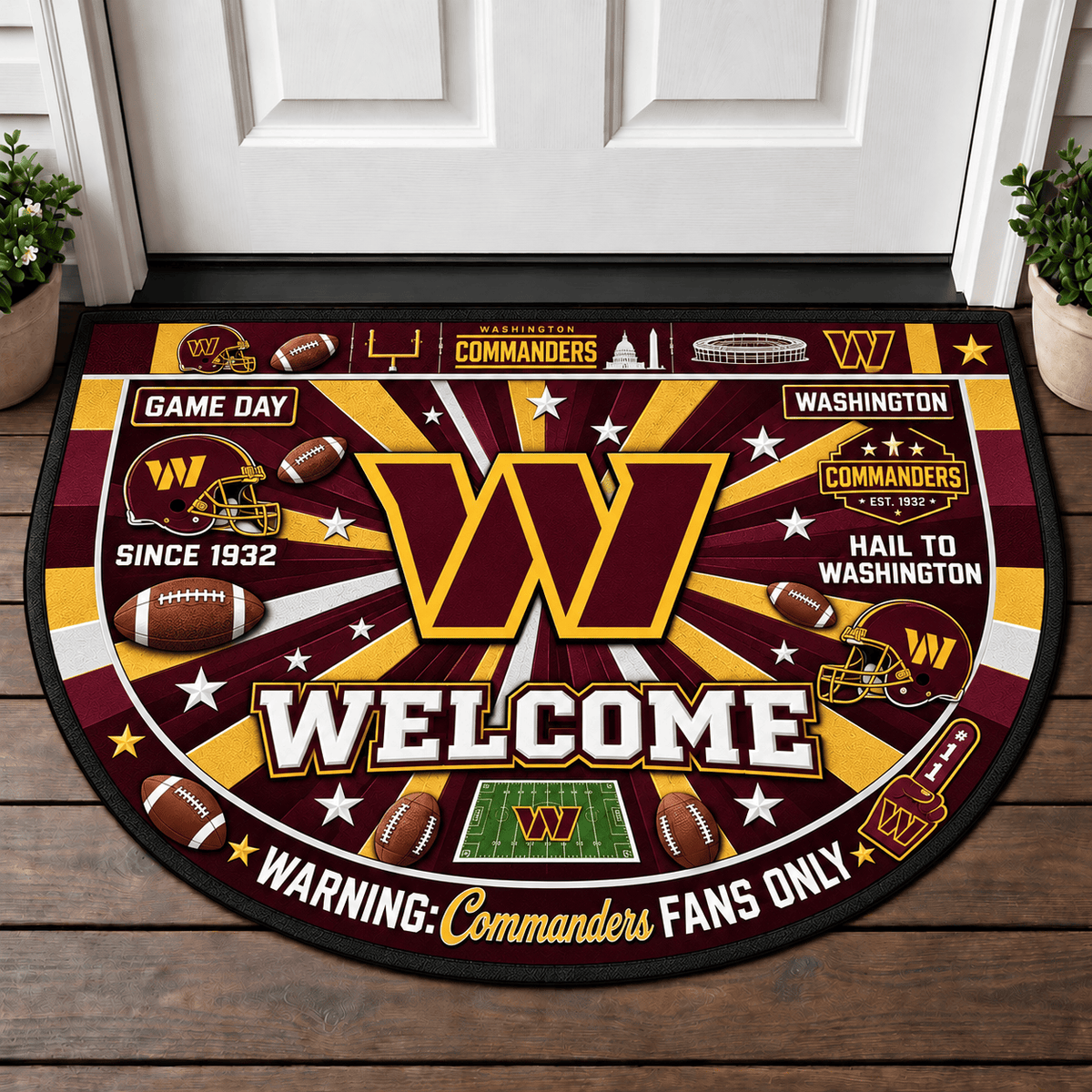 Washington Commanders NFL Doormat Gift For Fan - Limited Edition