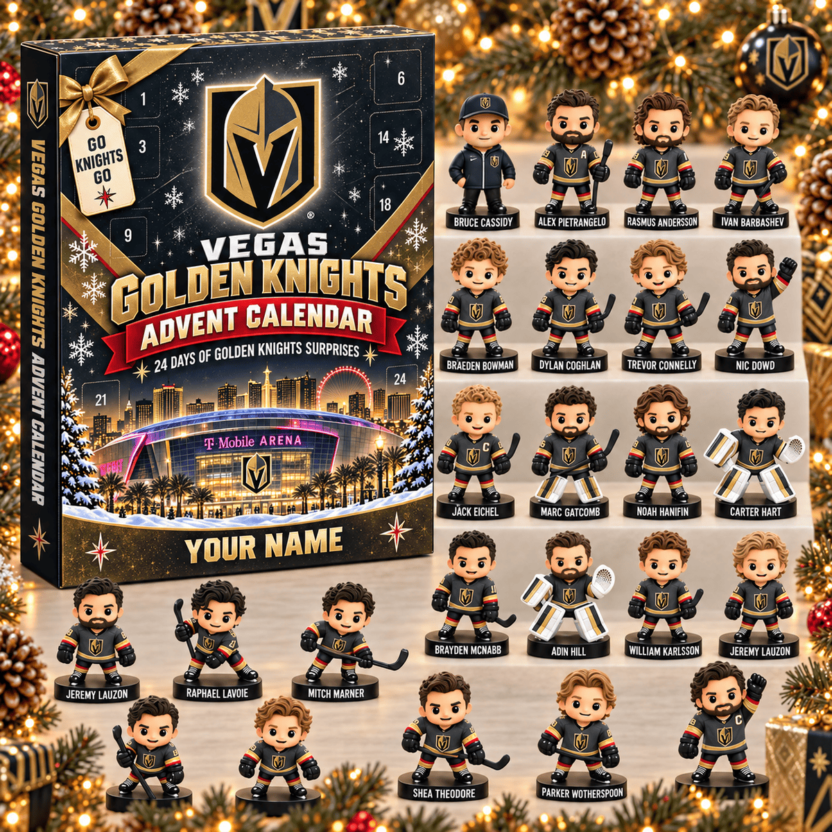 Vegas Golden Knights NHL 24 Days of Surprises Advent Calendar