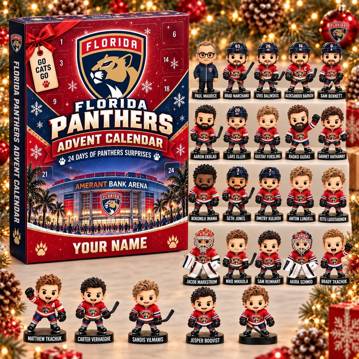 Florida Panthers NHL 24 Days of Surprises Advent Calendar