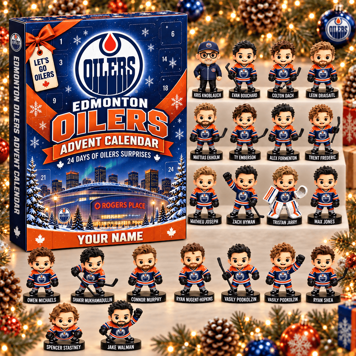 Edmonton Oilers NHL 24 Days of Surprises Advent Calendar