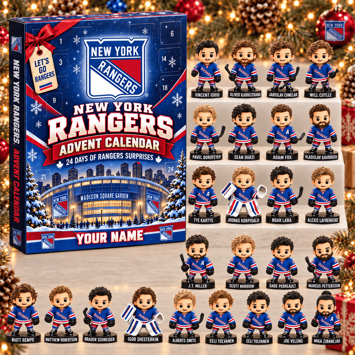 New York Rangers NHL 24 Days of Surprises Advent Calendar