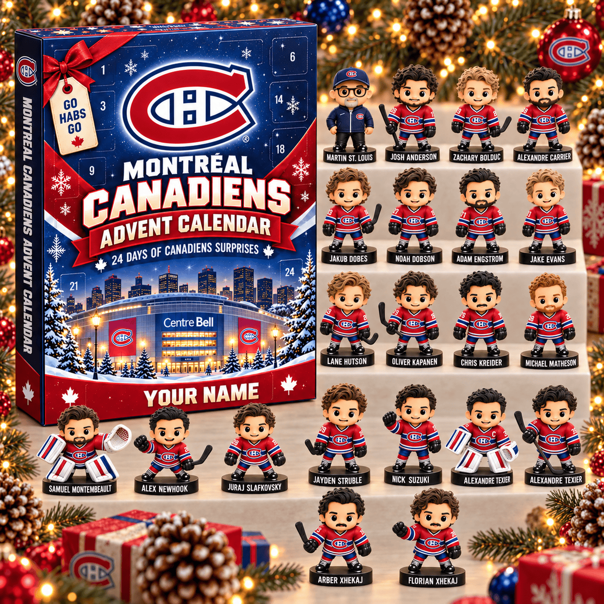 Montreal Canadiens NHL 24 Days of Surprises Advent Calendar
