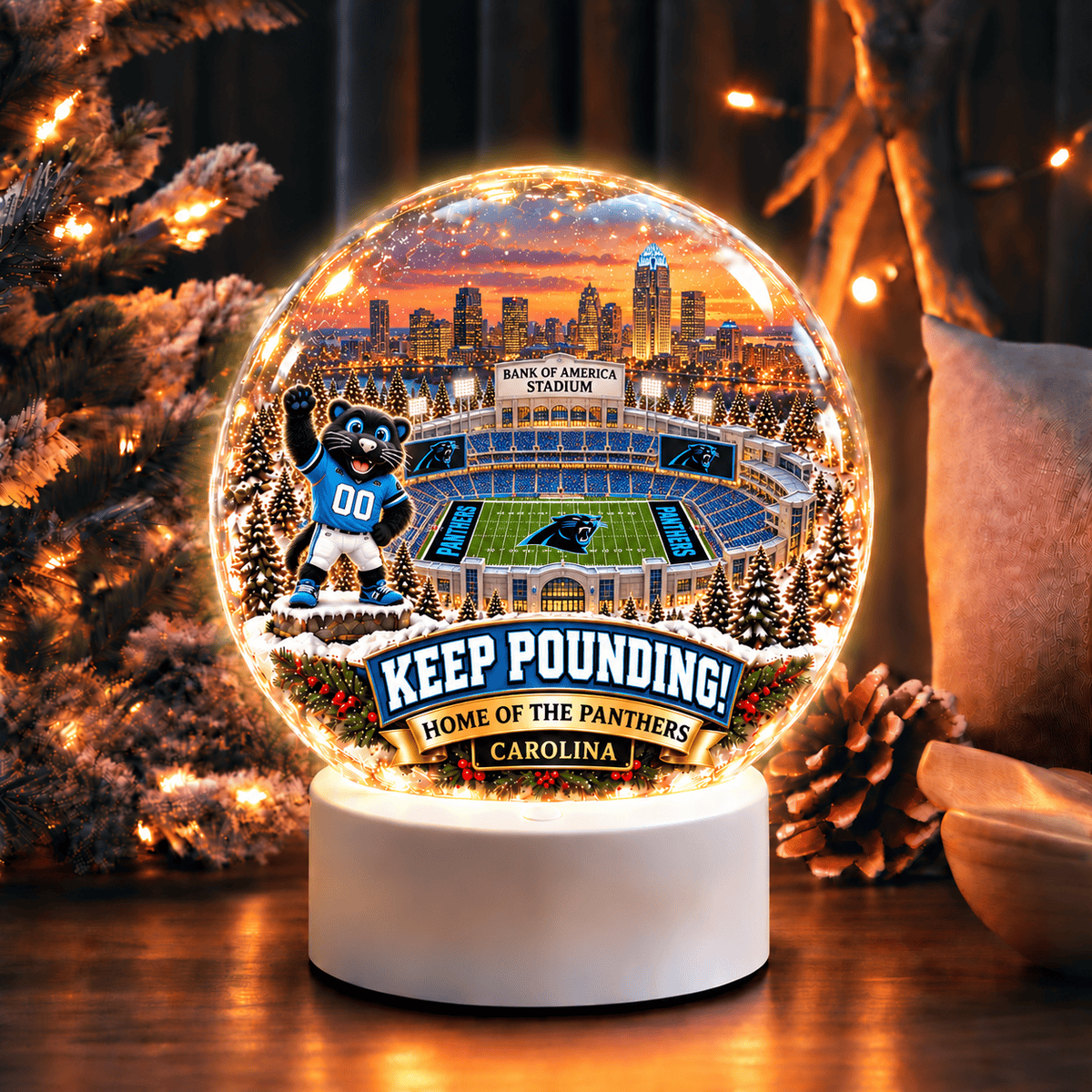 Carolina Panthers Acrylic Night Light