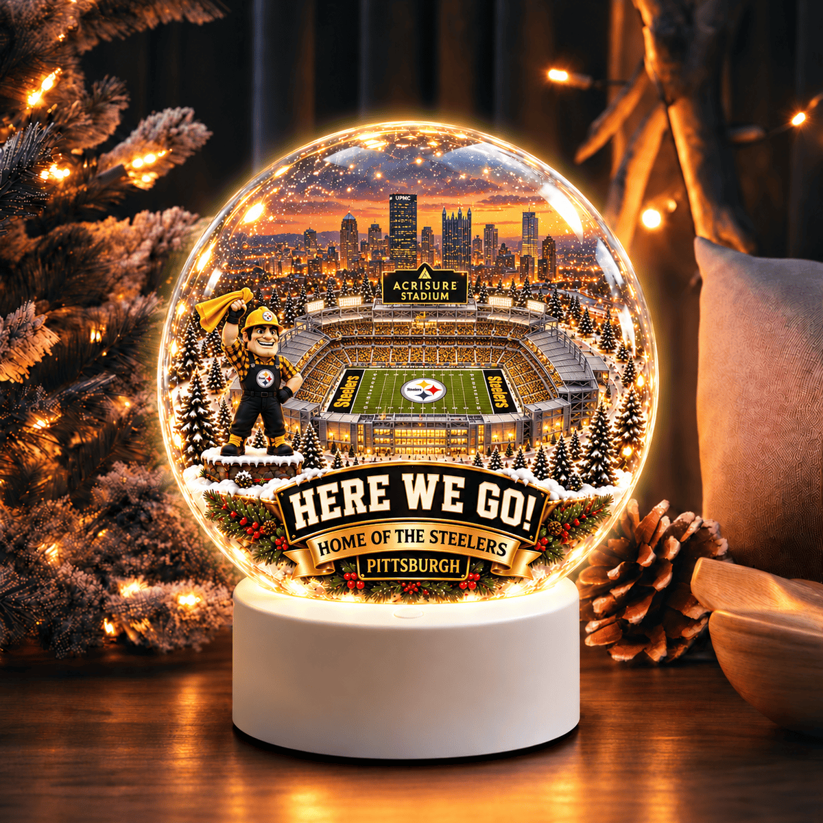 Pittsburgh Steelers Acrylic Night Light