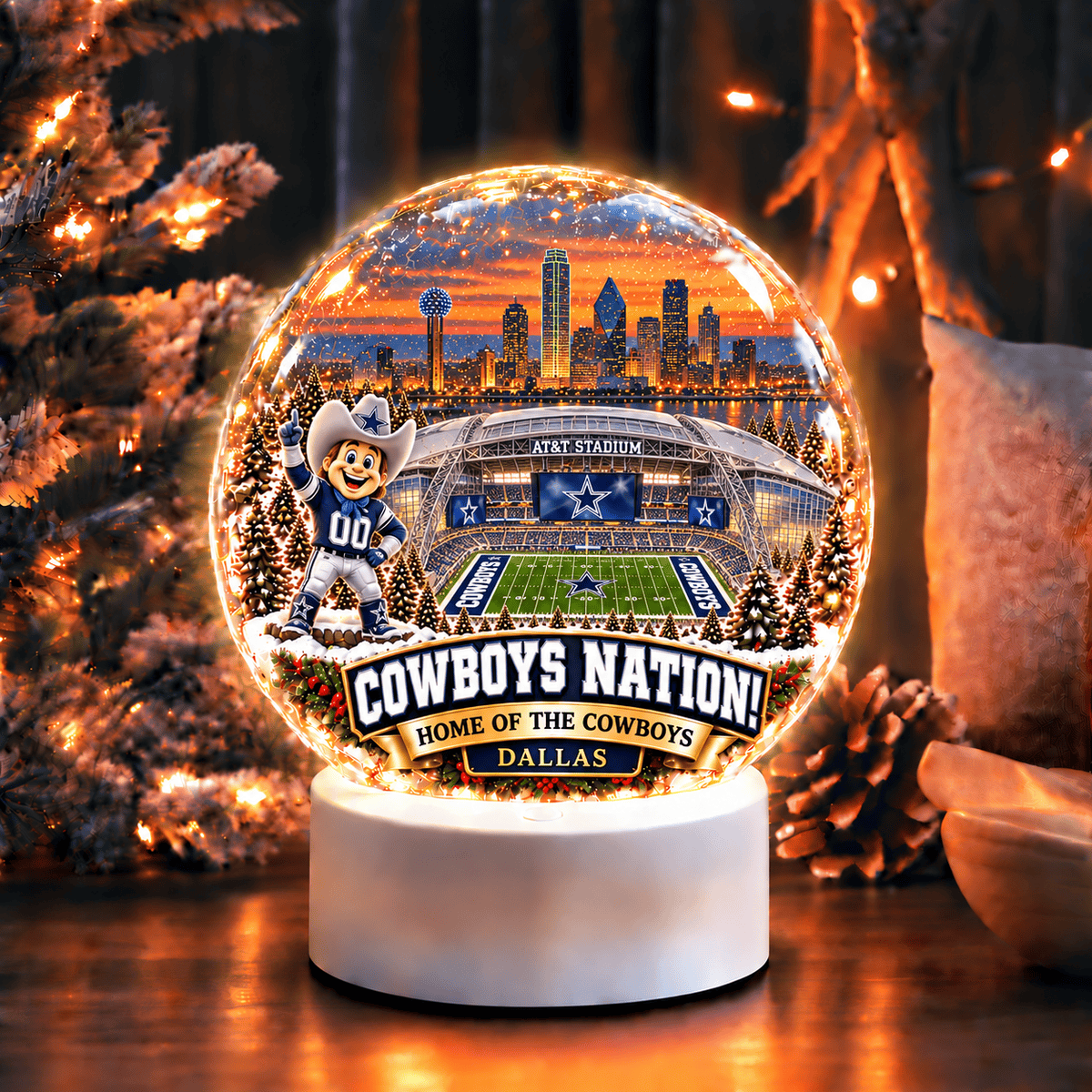 Dallas Cowboys Acrylic Night Light