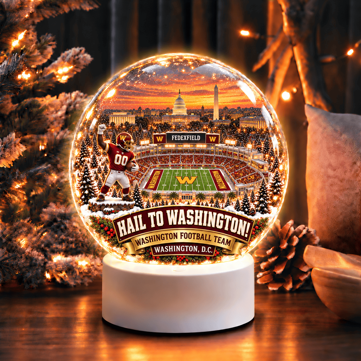 Washington Football Team Acrylic Night Light