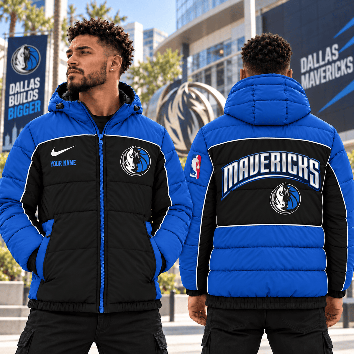 Dallas Mavericks NBA Down Jacket Custom Name Gifts For Fan - Limited Edition