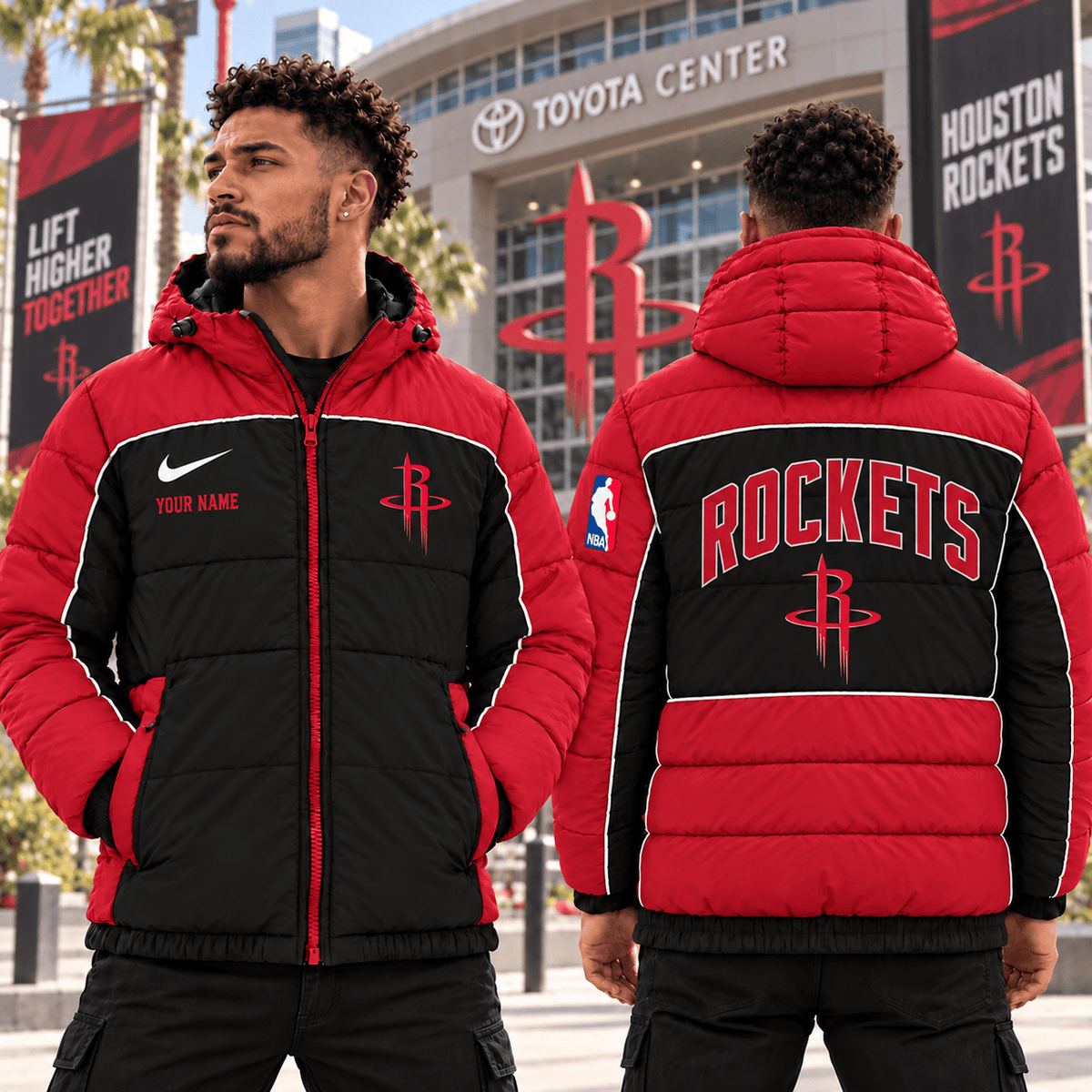 Houston Rockets NBA Down Jacket Custom Name Gifts For Fan - Limited Edition