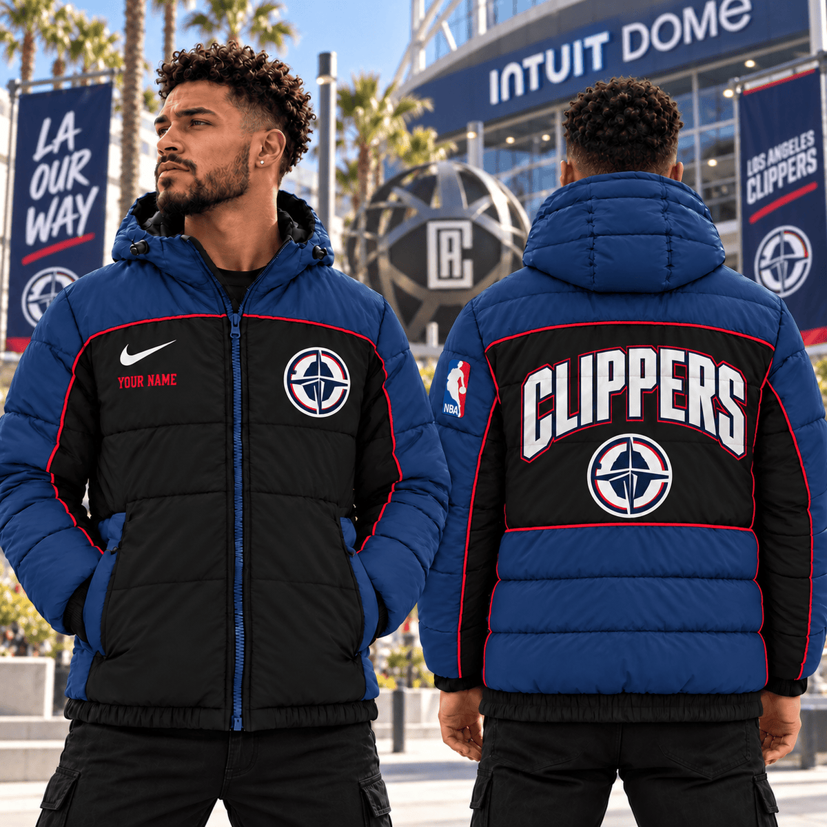 Los Angeles Clippers NBA Down Jacket Custom Name Gifts For Fan - Limited Edition