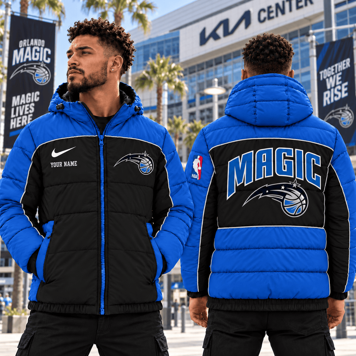 Orlando Magic NBA Down Jacket Custom Name Gifts For Fan - Limited Edition