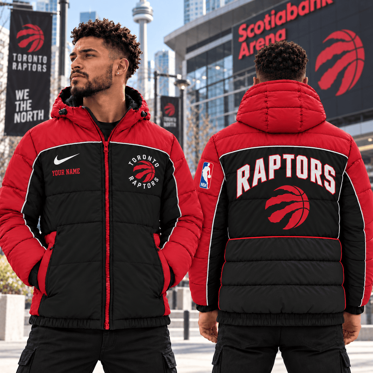 Toronto Raptors NBA Down Jacket Custom Name Gifts For Fan - Limited Edition