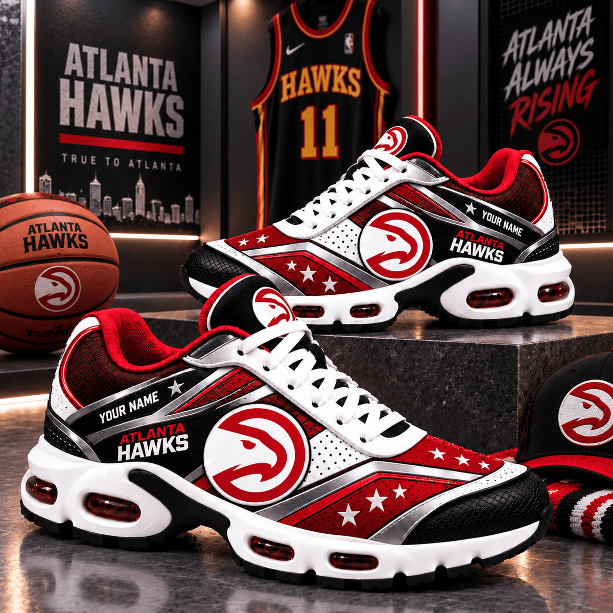 Atlanta Hawks NBA NEW Air Max Plus Shoes New Style For Fan