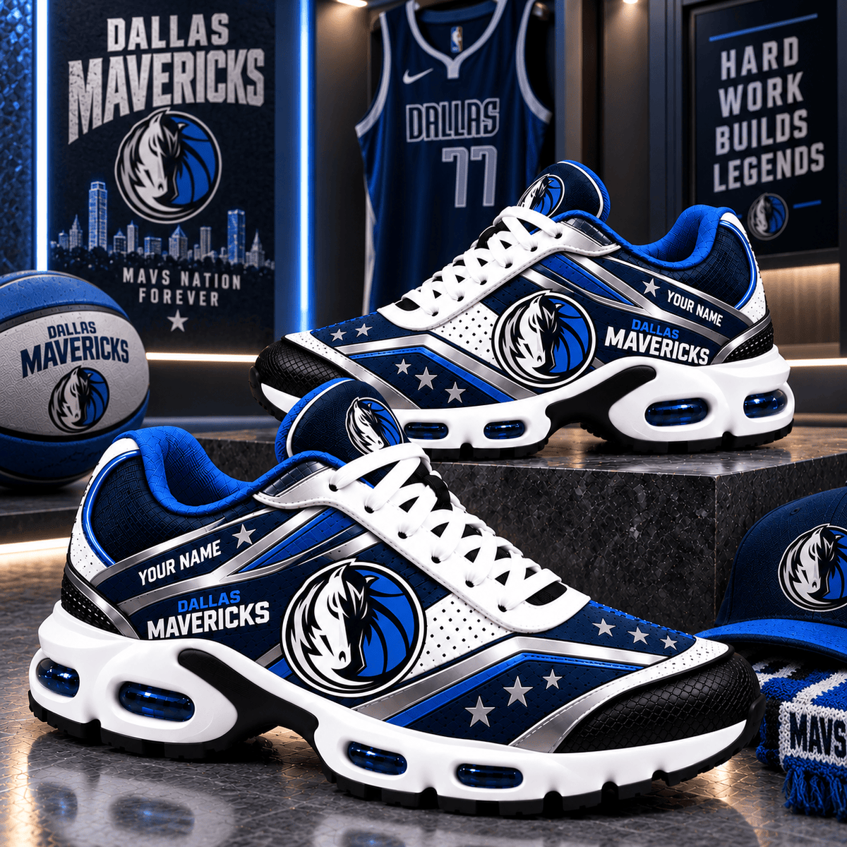 Dallas Mavericks NBA NEW Air Max Plus Shoes New Style For Fan