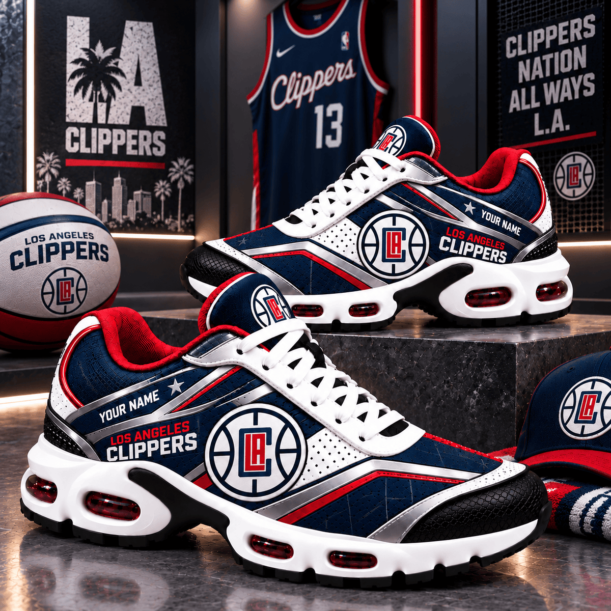 Los Angeles Clippers NBA NEW Air Max Plus Shoes New Style For Fan