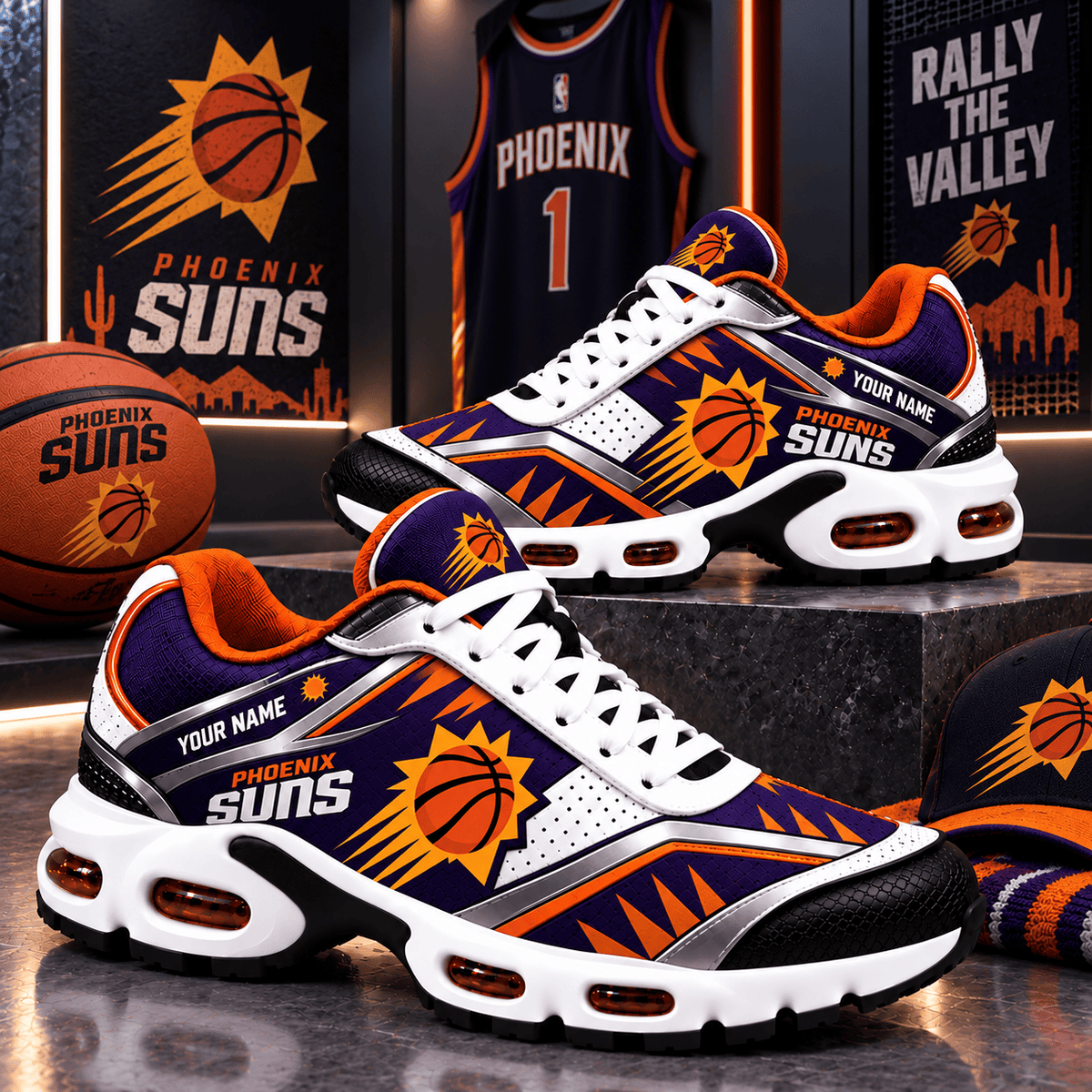 Phoenix Suns NBA NEW Air Max Plus Shoes New Style For Fan