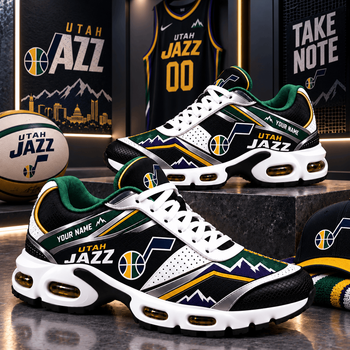 Utah Jazz NBA NEW Air Max Plus Shoes New Style For Fan