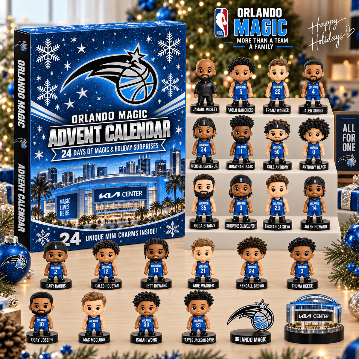 Orlando Magic NBA 24 Days Of Basketball Advent Calendar Blink Box
