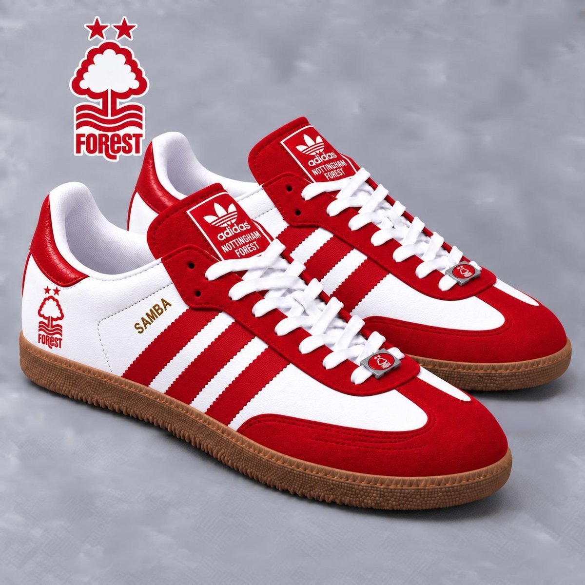 Nottingham Forest | Premium EPL Team Pride Samba Shoes