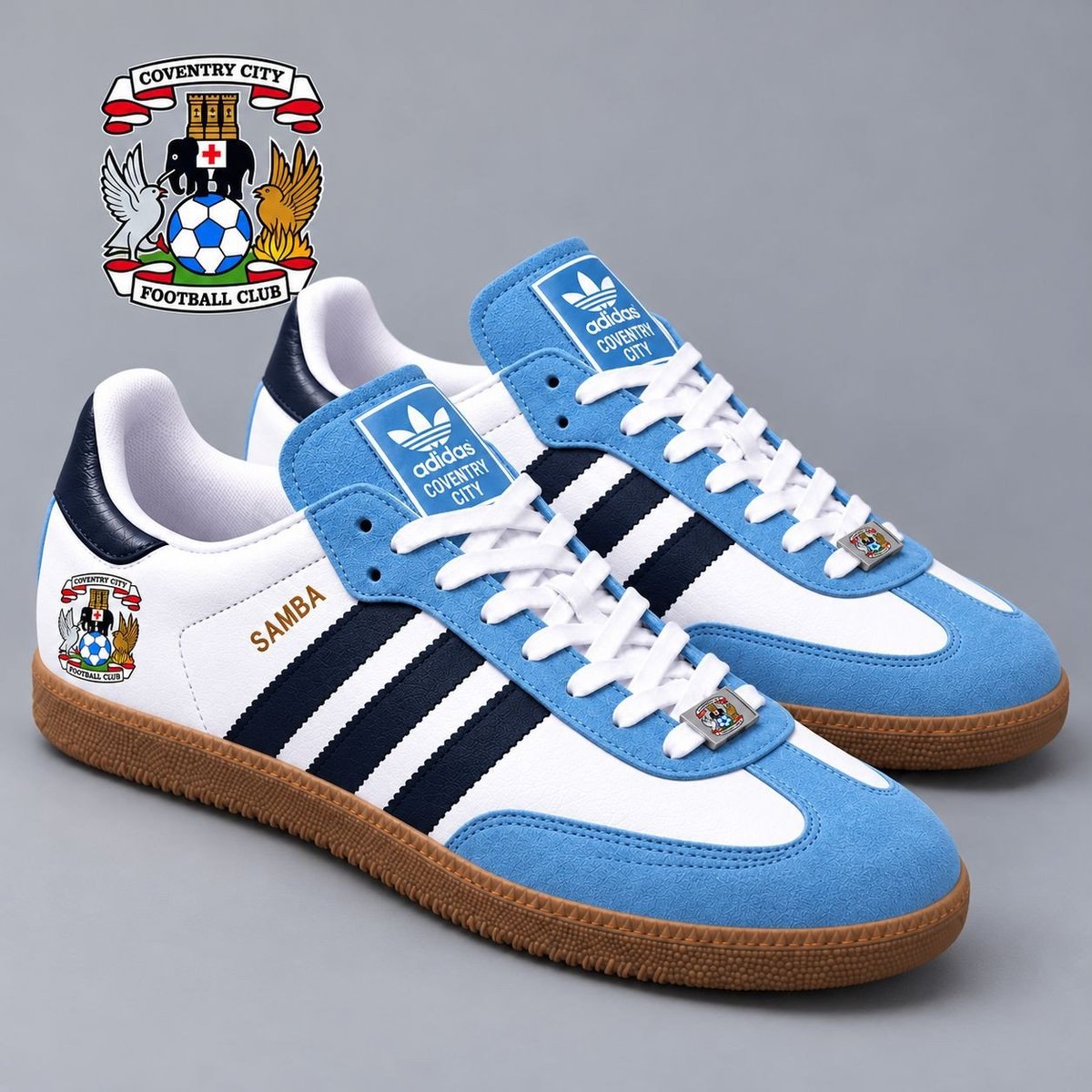 Coventry City | Premium EPL Team Pride Samba Shoes