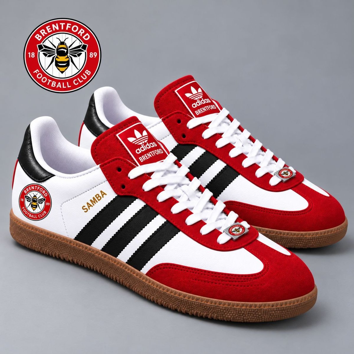Brentford | Premium EPL Team Pride Samba Shoes