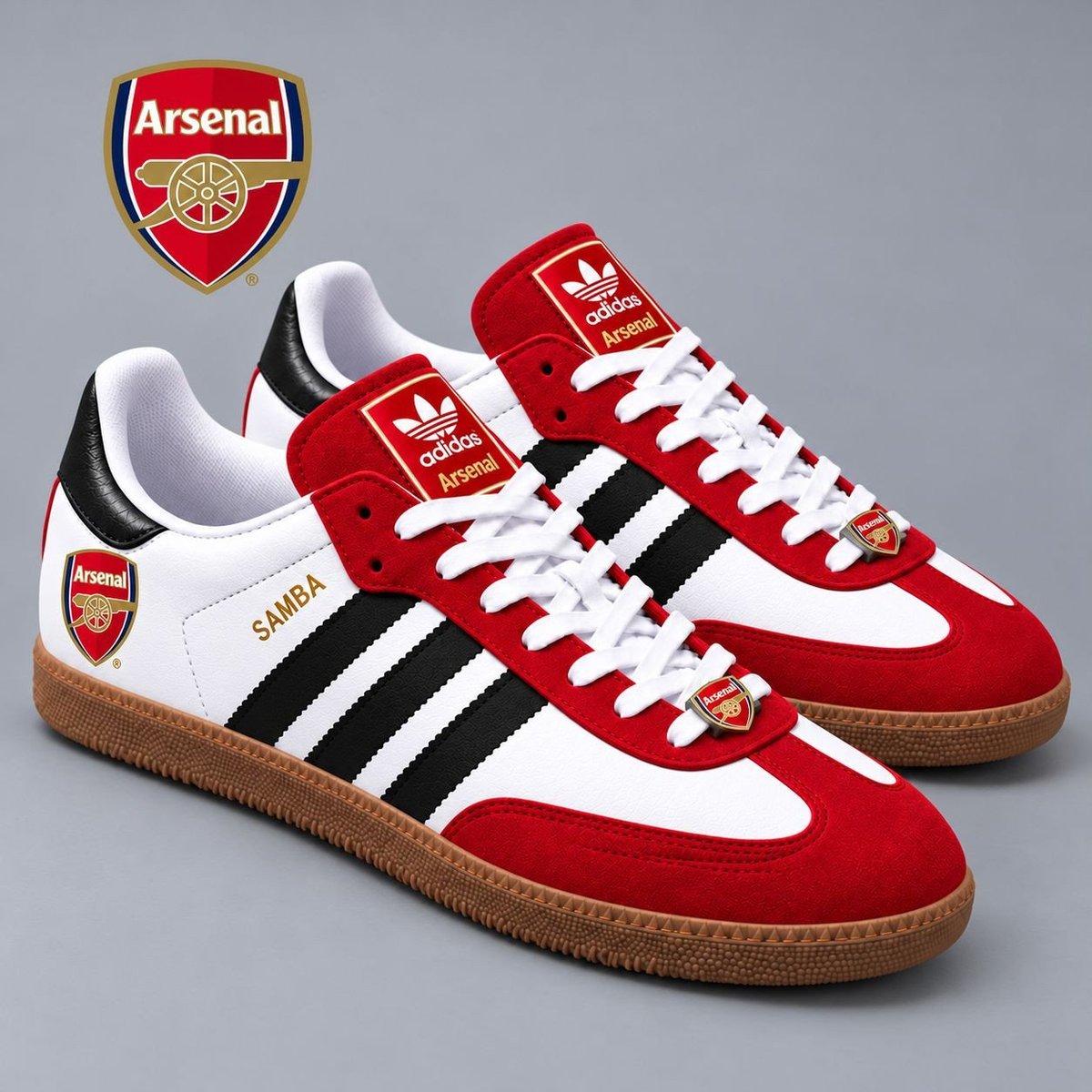 Arsenal | Premium EPL Team Pride Samba Shoes