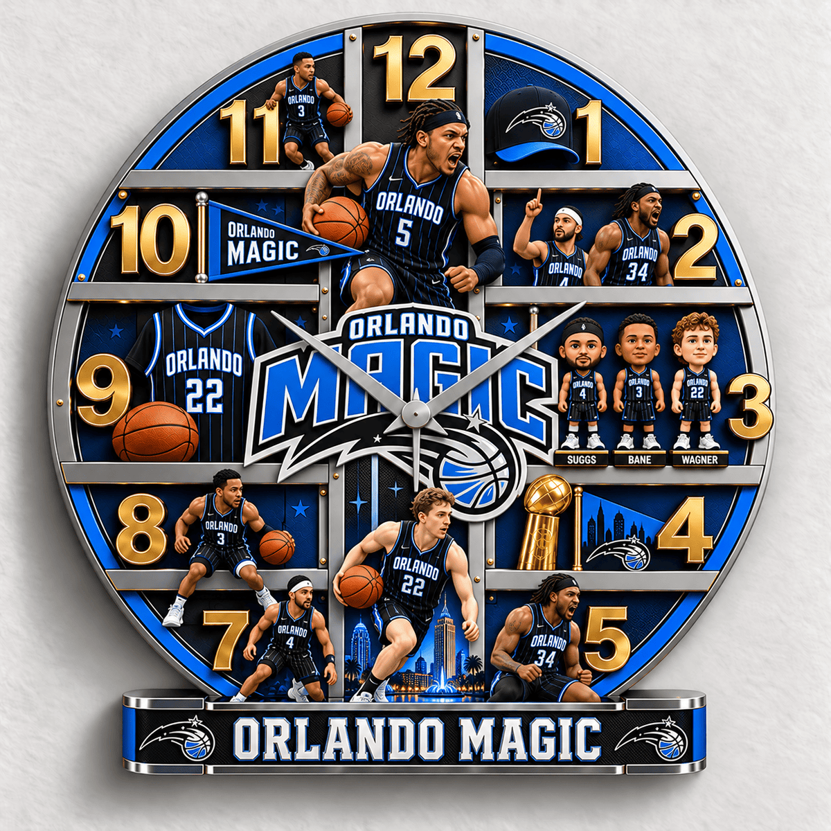 Orlando Magic NBA New Design Wall Clock Special Gift For Fan Love Home Decor