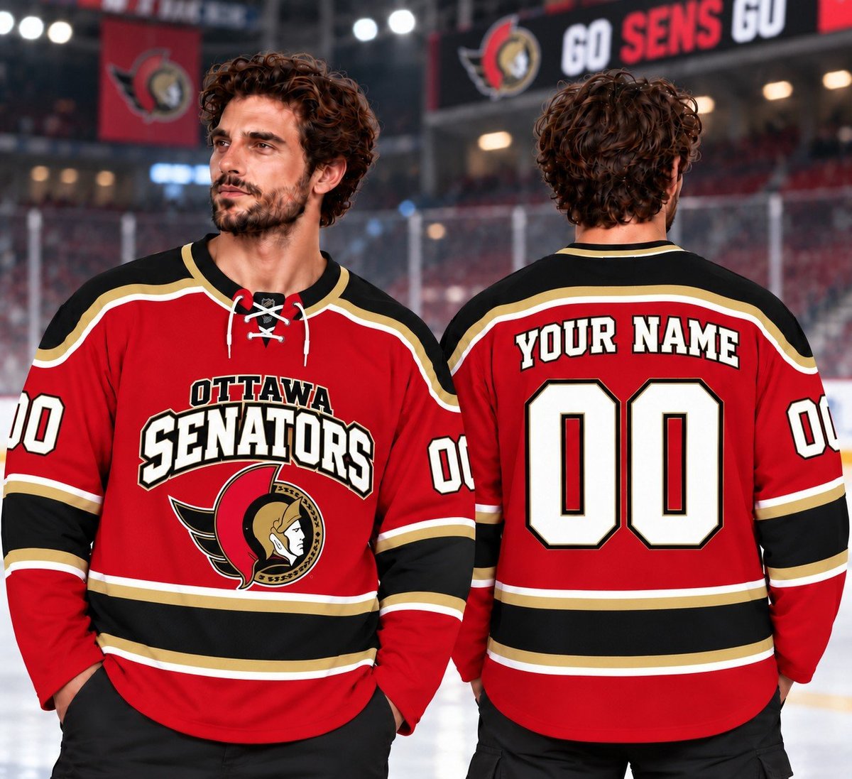 Ottawa Senators NHL Premium Hockey Jersey Personalized Gift For Fan