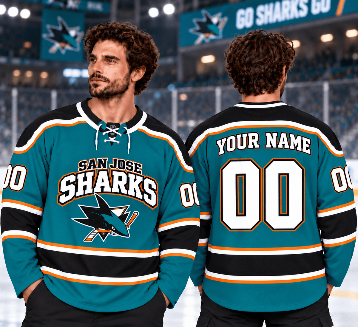 San Jose Sharks NHL Premium Hockey Jersey Personalized Gift For Fan