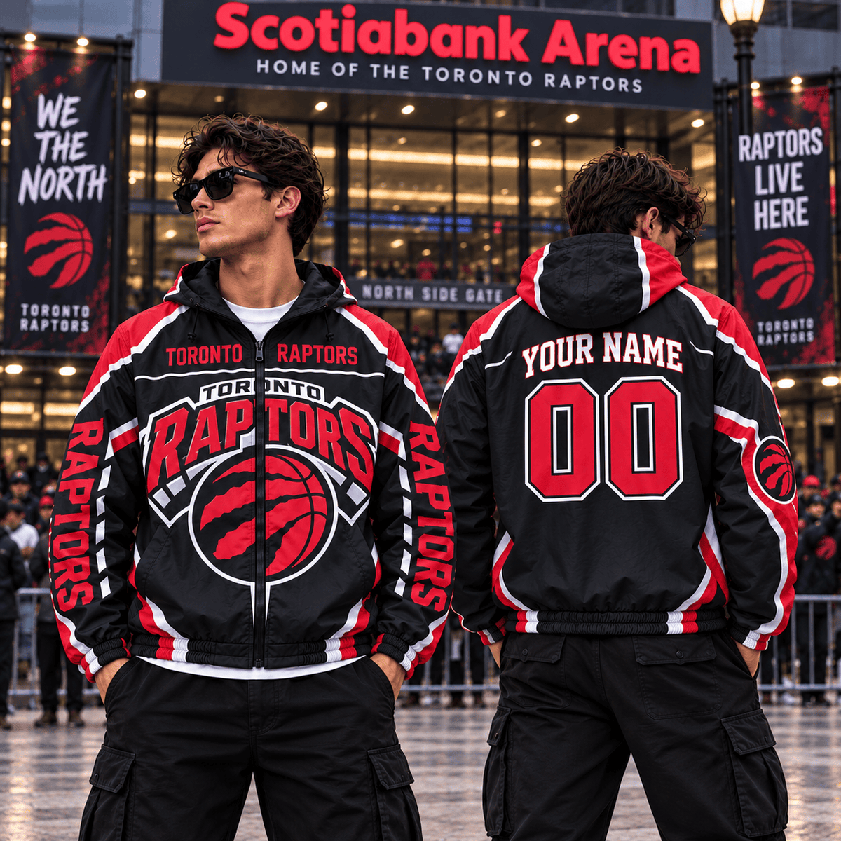 Toronto Raptors NBA Personalized Outdoor Windbreaker Jacket Gift For Fan