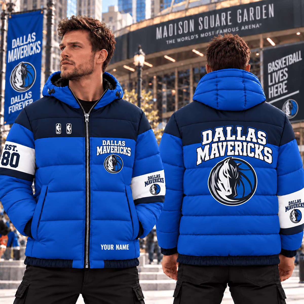 Dallas Mavericks NBA Down Jacket Custom Name Gifts For Fan - Limited Edition