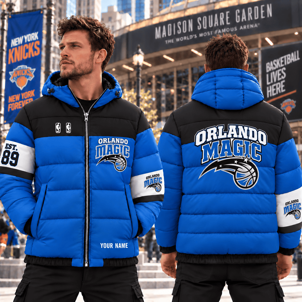 Orlando Magic NBA Down Jacket Custom Name Gifts For Fan - Limited Edition