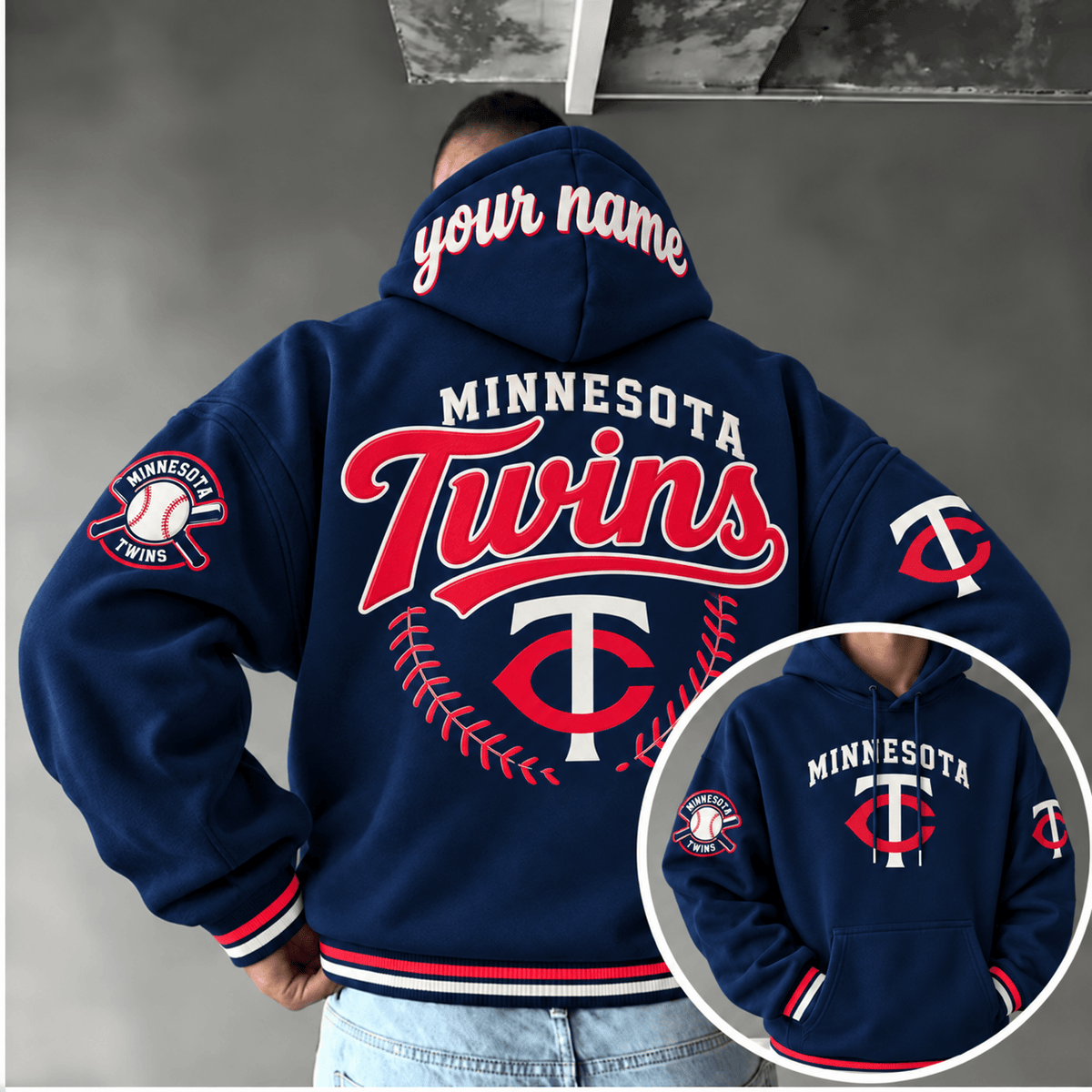 Minnesota Twins Personalized MLB Team Hoodie