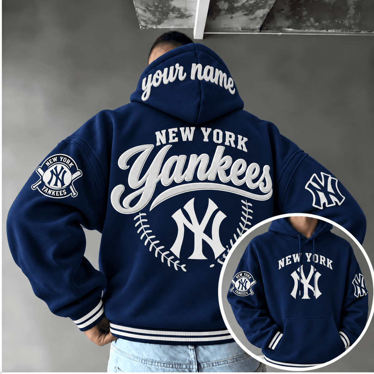 New York Yankees Personalized MLB Team Hoodie