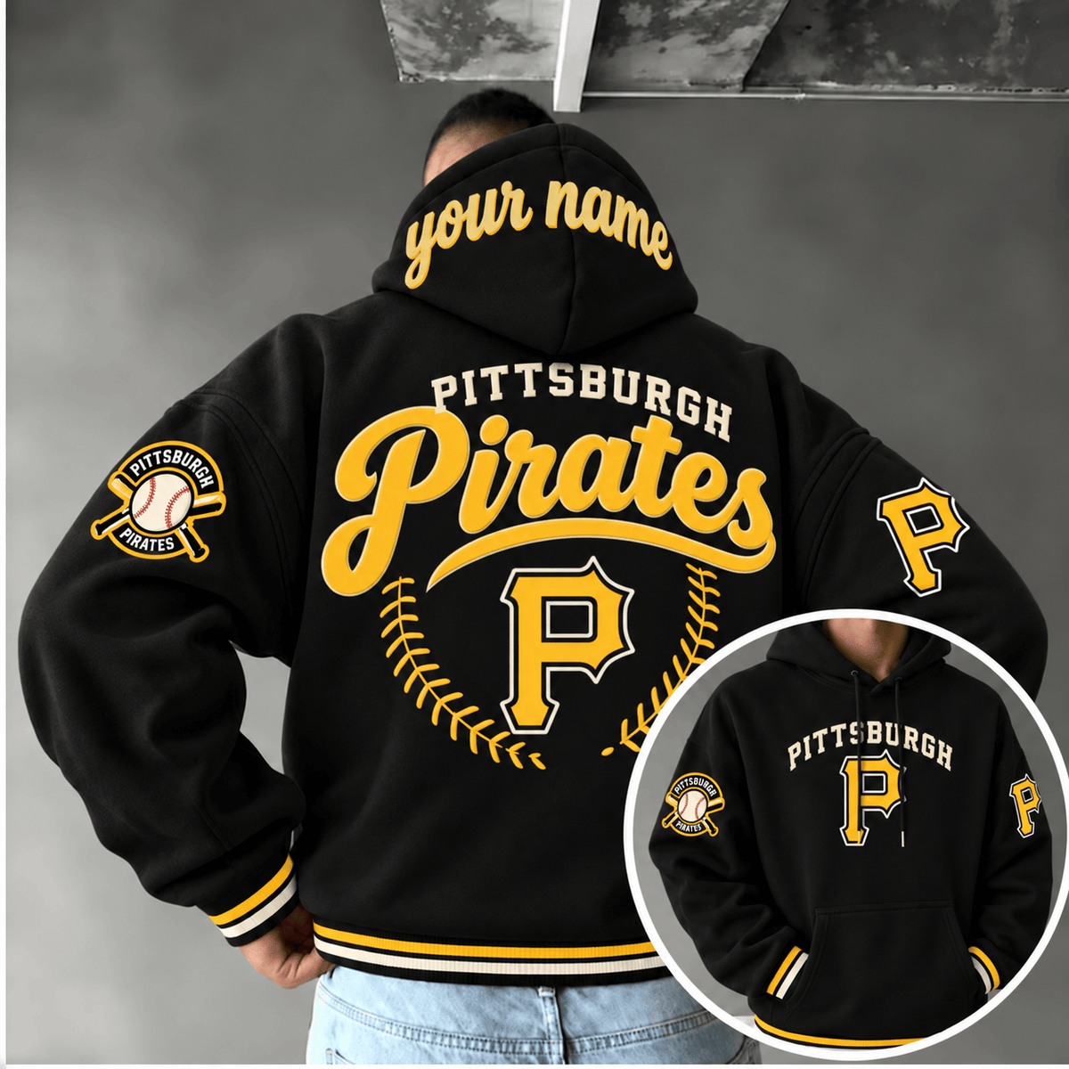 Pittsburgh Pirates Personalized MLB Team Hoodie