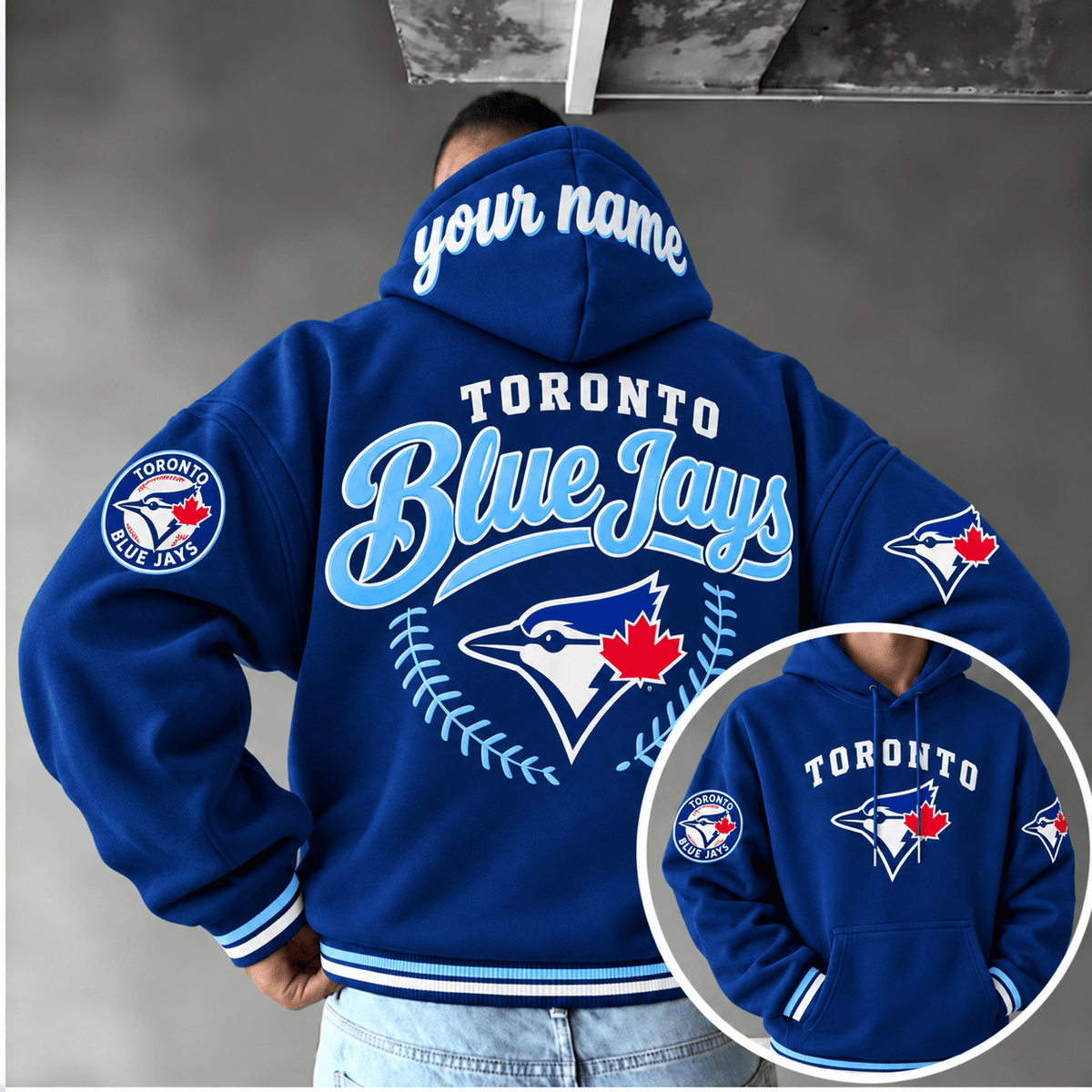 Toronto Blue Jays Personalized MLB Team Hoodie