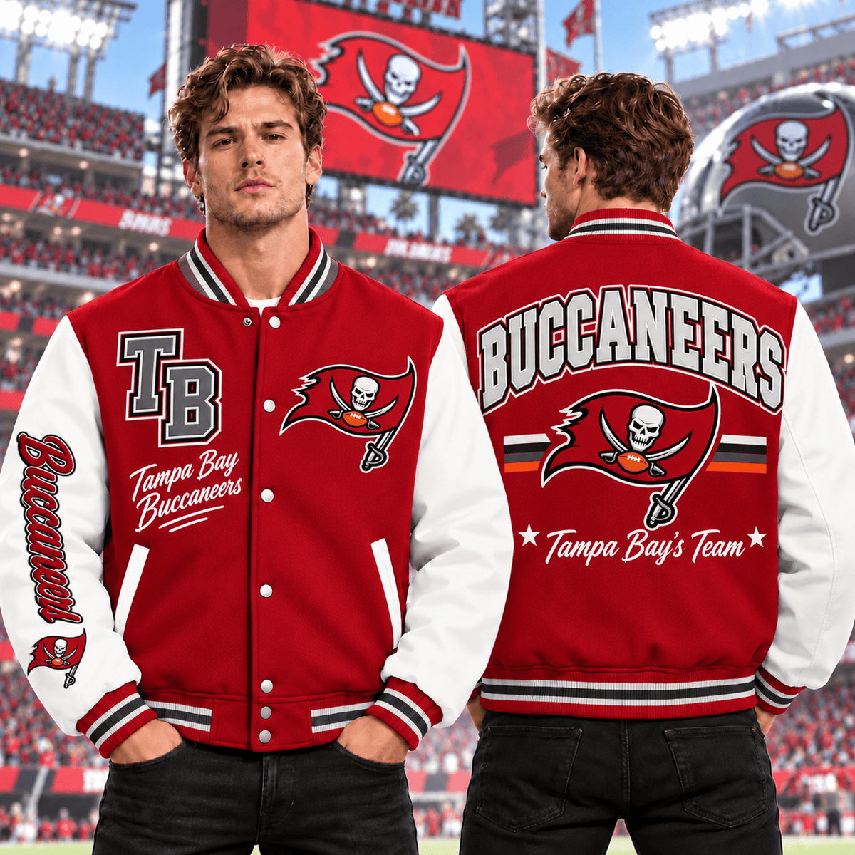 Tampa Bay Buccaneers | Premium NFL Classic Varsity Baseball Jacket For Football Fans