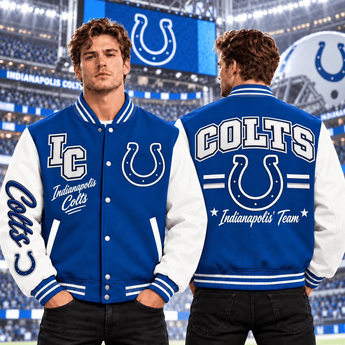 Indianapolis Colts | Premium NFL Classic Varsity Baseball Jacket For Football Fans