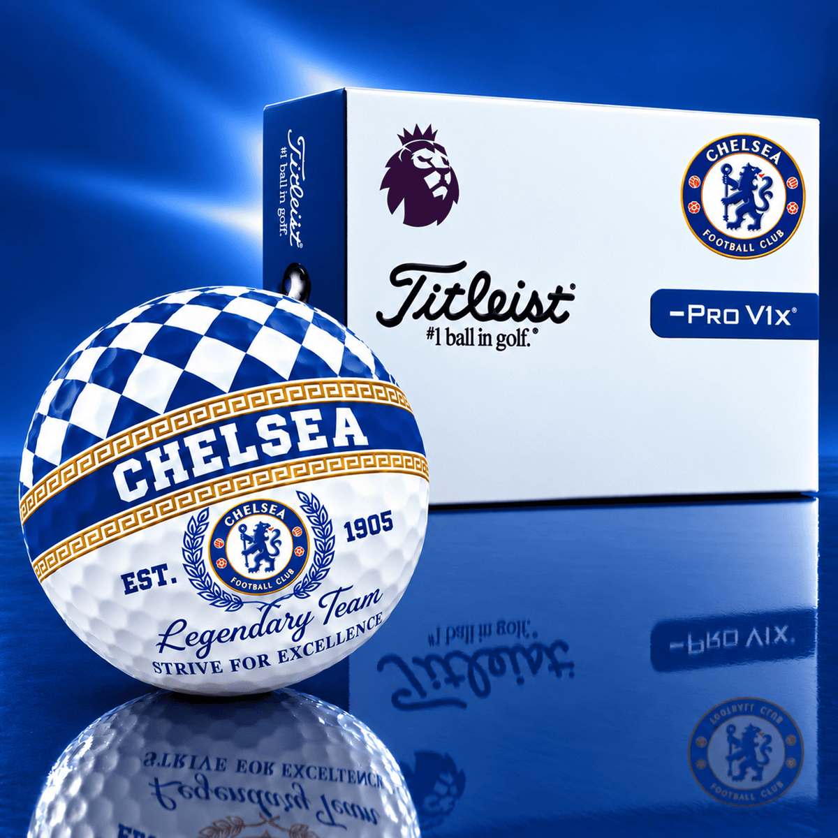 Exclusive EPL x CHE Legendary Team Golf Ball