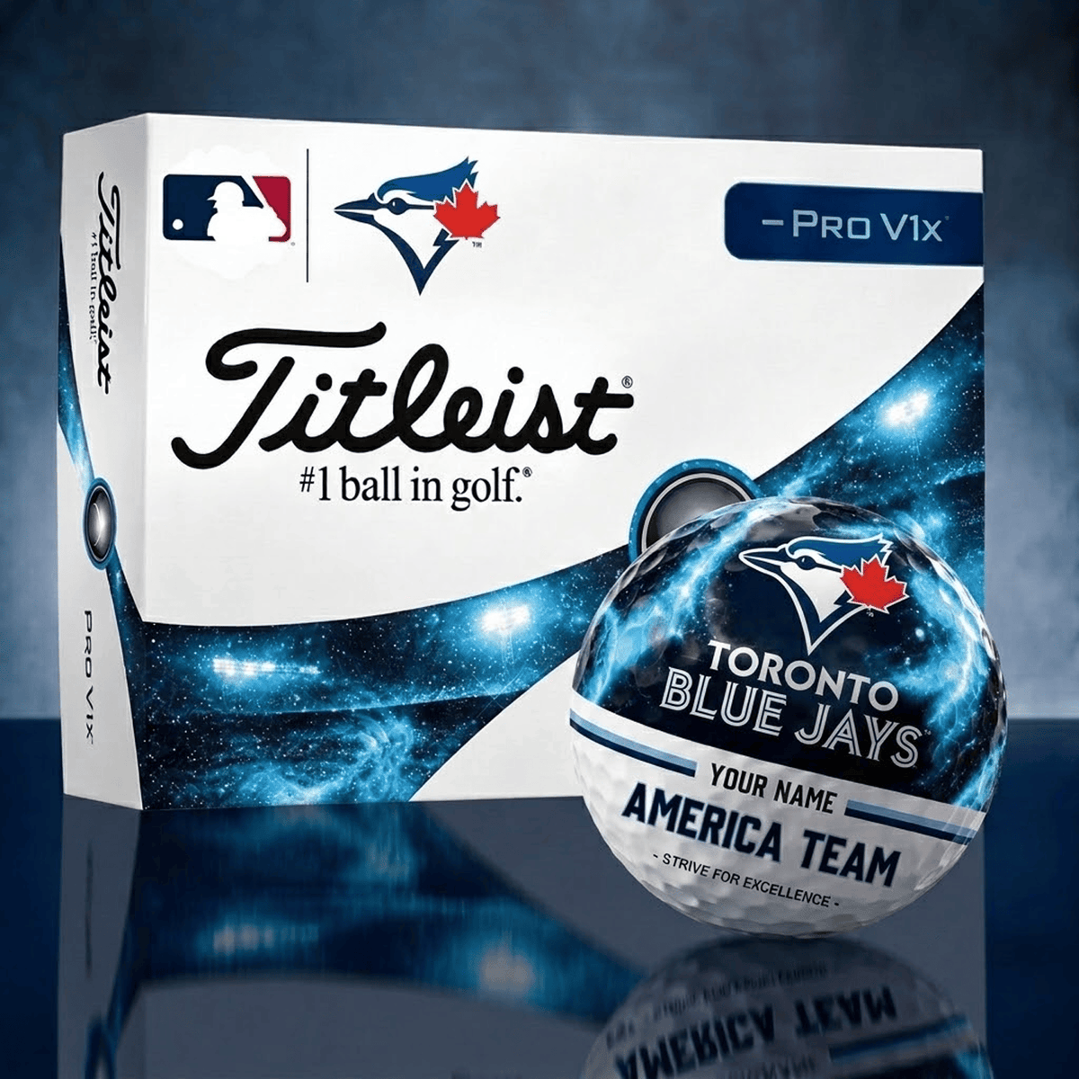 Titleist TBJ x Premium MLB PERSONALIZED GOLF BALL LIMITED EDITION