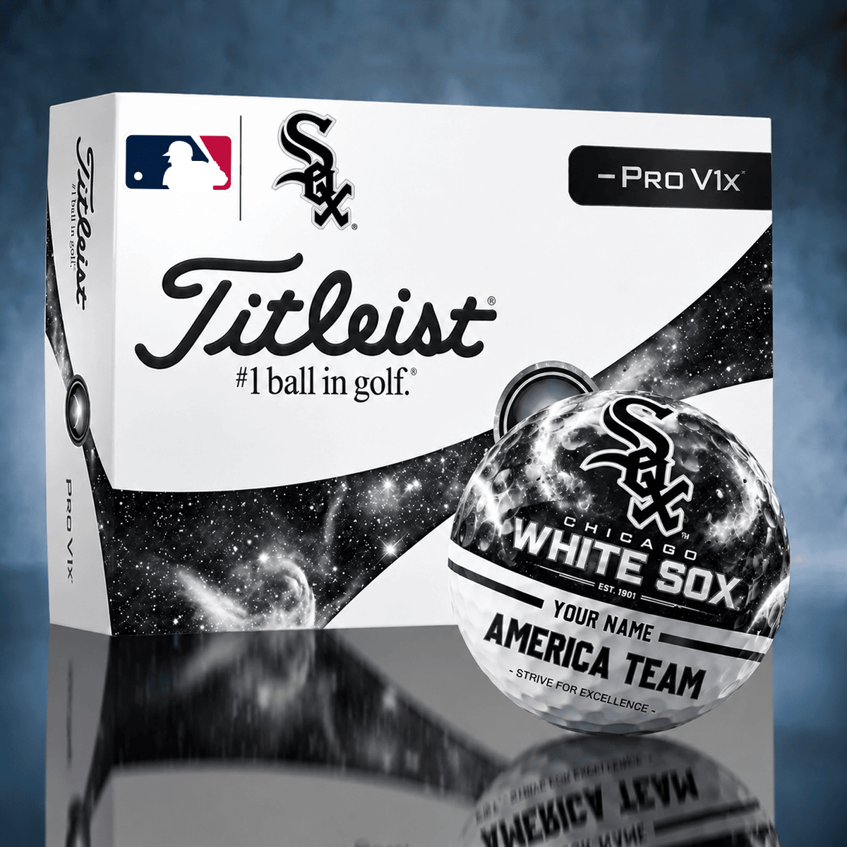 Titleist CWS x Premium MLB PERSONALIZED GOLF BALL LIMITED EDITION