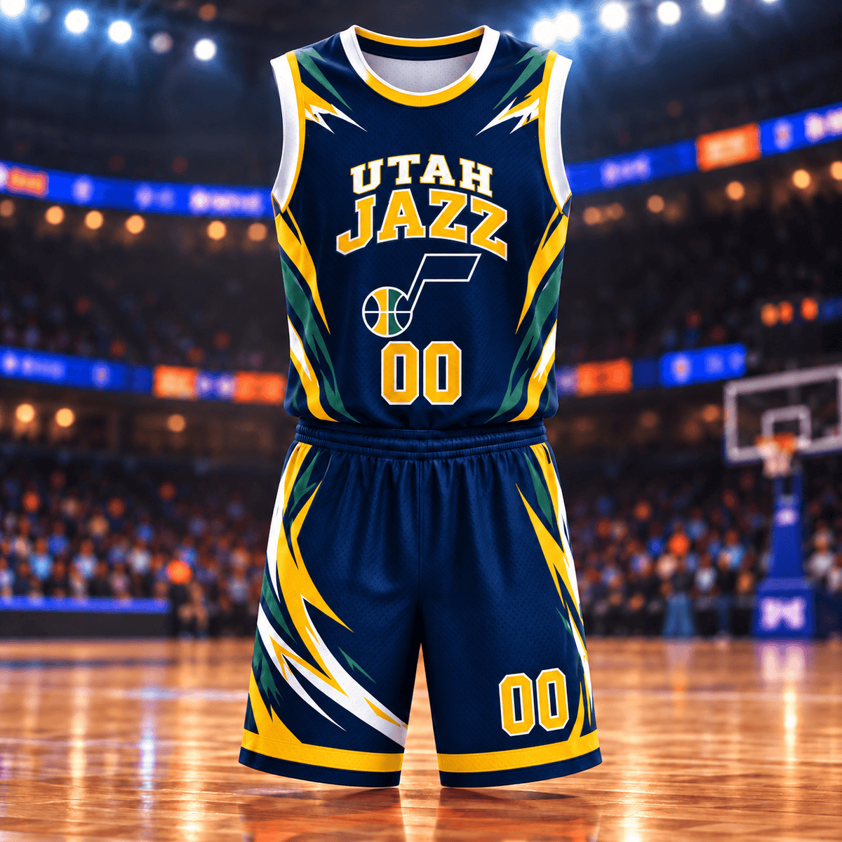 Utah Jazz NBA Personalized Basketball Jersey and Shorts Set