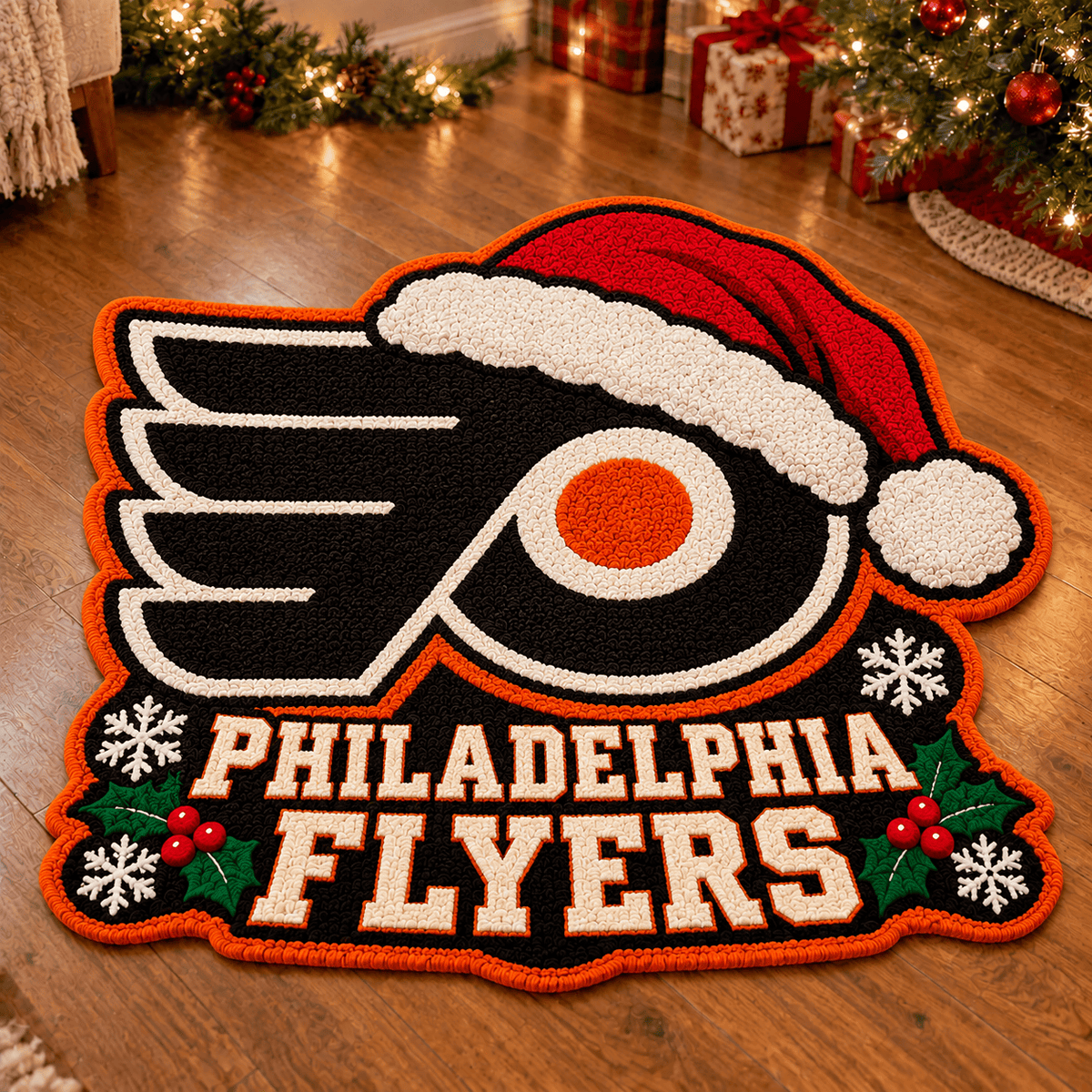 Philadelphia Flyers NHL Custom Shape Floor Mat Chirstmas Gift