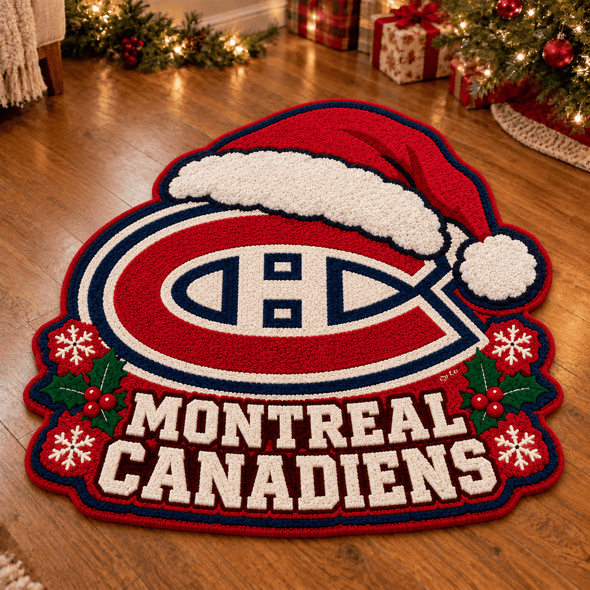 Montreal Canadiens NHL Custom Shape Floor Mat Chirstmas Gift