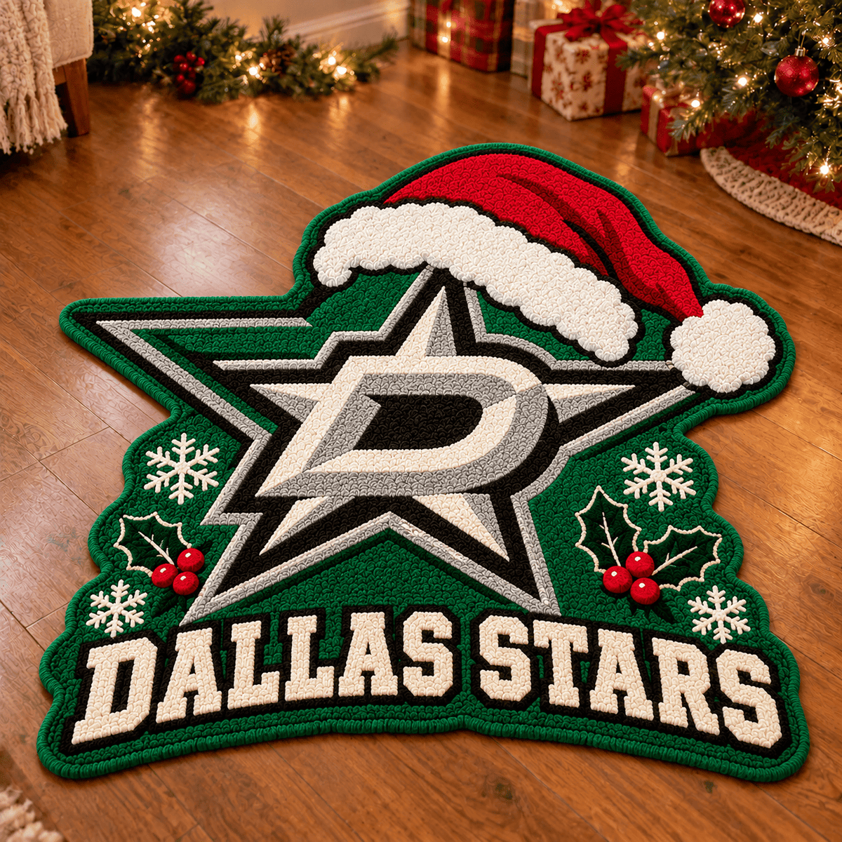Dallas Stars NHL Custom Shape Floor Mat Chirstmas Gift