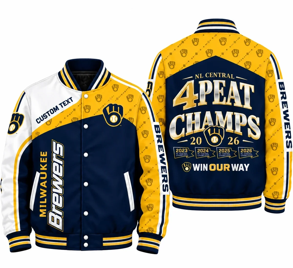 Milwaukee Brewers 3D Hoodie