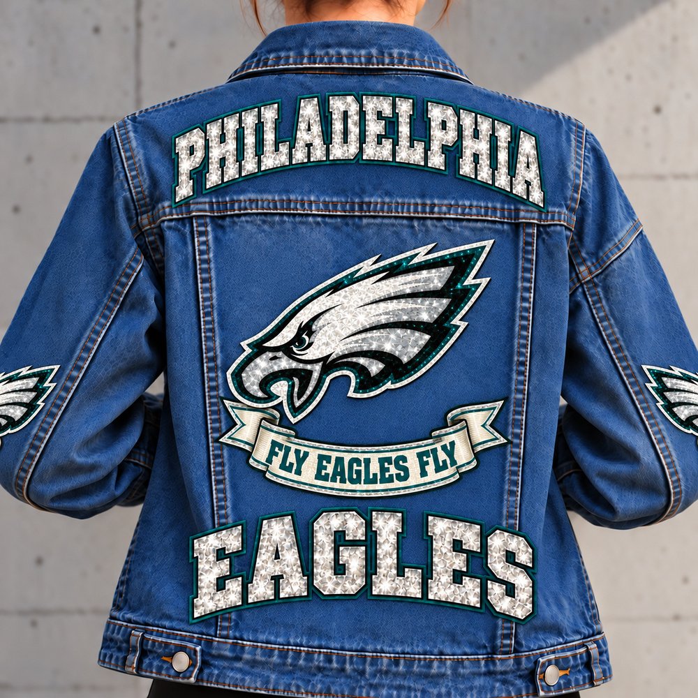 Philadelphia Eagles Women’s Denim Jacket